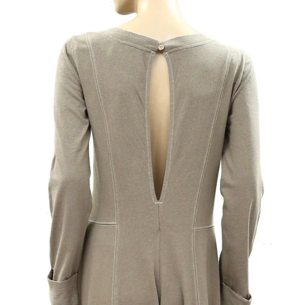 Free People Free-Est Strada One-Piece Jumpsuit Dress Cotton Cutout XS 286918